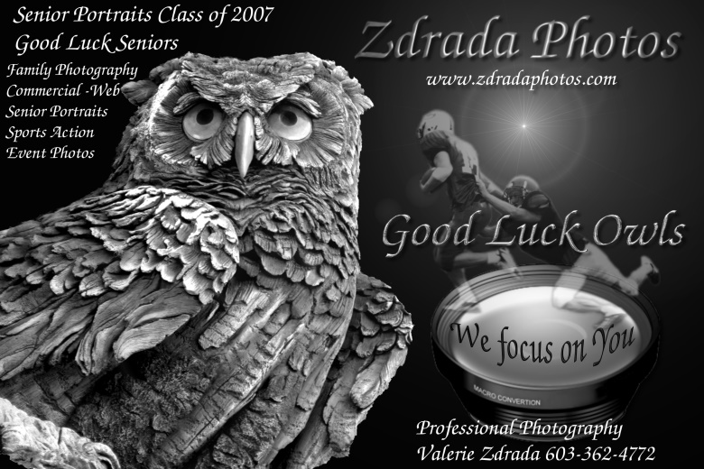 Zdrada Photos Sports Action Photography,  Timberlane Football, Timberlane Lacrosse, Musical Working, New Hampshire High School Wrestling. College Wrestling, Brown University Wrestling, Semi Formal Prom Photos and Cheerleading Photos, High School Sports Photos,  Senior Portraits for the Class of 2007. 